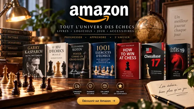Amazon : tout l’univers des échecs, livres, logiciels, jeux et accessoires